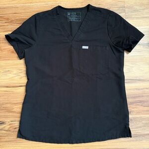 Figs Women’s Black V-neck Catarina Scrub Top